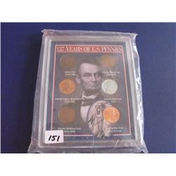 1937 YEARS OF PENNIES SET