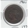 Image 1 : LARGE COPPER 1901 CANADA CENT