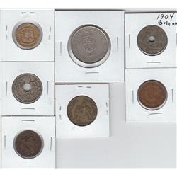 COLLECTION OF OLDER FOREIGN COINS