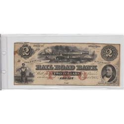 $2 OBSOLETE ADRIAN MICHIGAN 1854