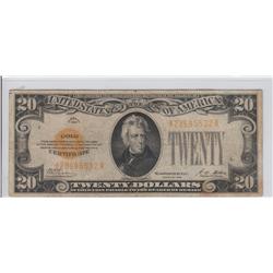 $20 GOLD CERTIFICATE 1928