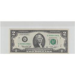 $2 BICENTENNIAL FRN 1976 GEM UNCIRCULATED