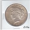 Image 1 : HIGH GRADE PEACE DOLLAR 1923 D