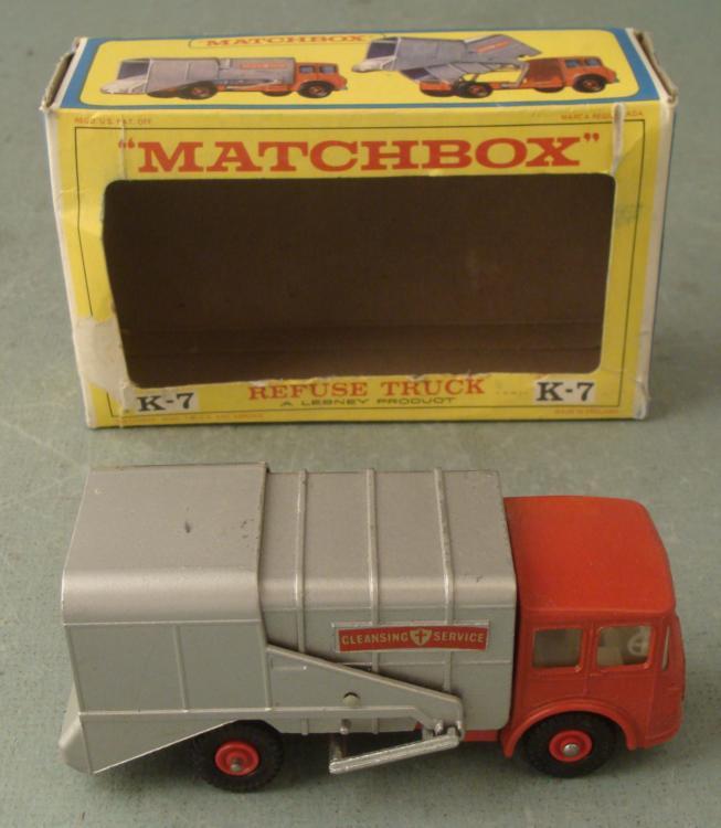 Matchbox King Size K7 Garbage / Refuse Truck in Box