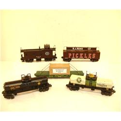 FIVE KLINE O GAUGE FREIGHT CARS