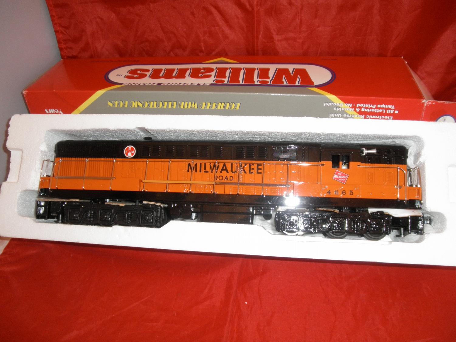 WILLIAMS MILWAUKEE O GAUGE TRAINMASTER DIESEL ENGINE WITH HORN OB