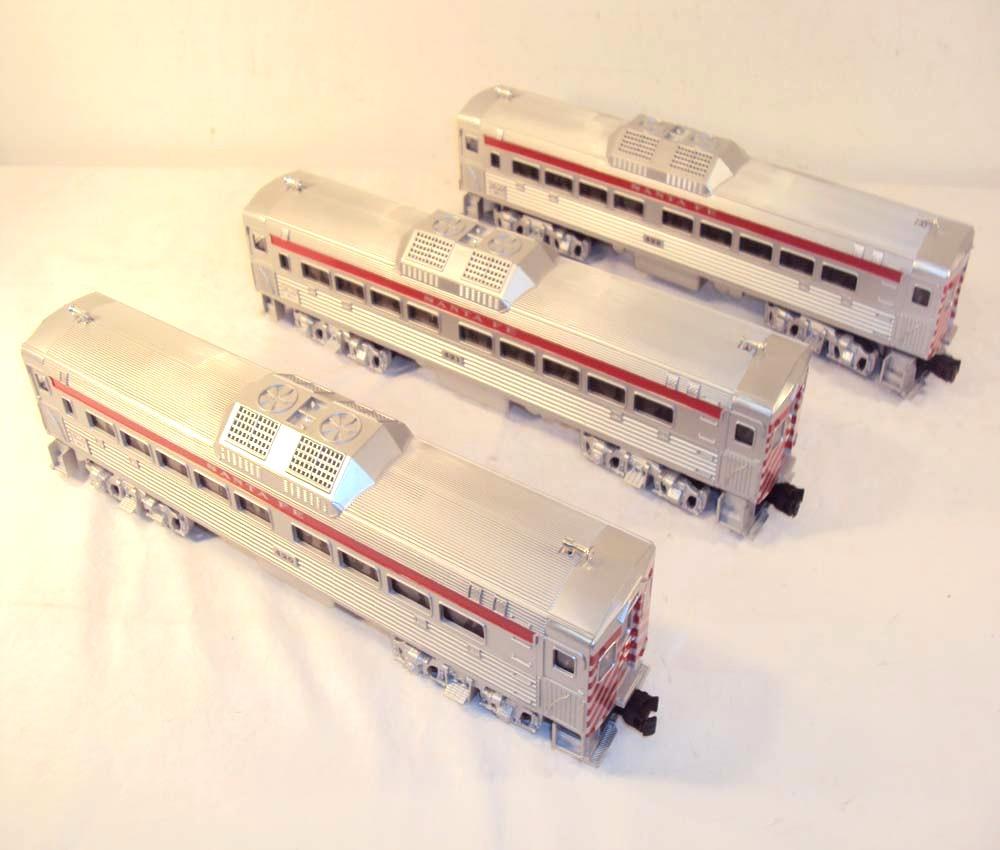WILLIAMS SANTE FE O GAUGE RDC CAR SET