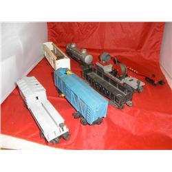 SEVEN POSTWAR O GAUGE FREIGHT CARS