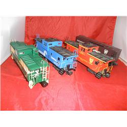 KLINE O GAUGE SMOKING CABOOSES +