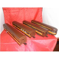 LIONEL IC O GAUGE ALUMINUM CARS