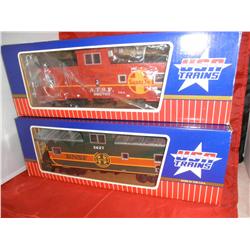 TWO USA G SCALE CABOOSES