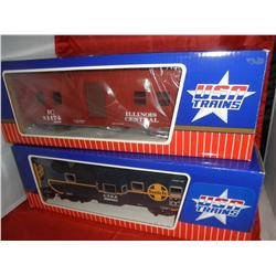 USA G SCALE BUNK CAR AND CABOOSE