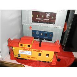 THREE ARISTOCRAFT G SCALE CABOOSES