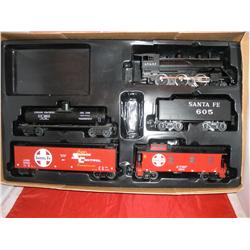MTH SF O GAUGE STEAM TRAIN SET OB