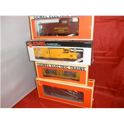 LIONEL O GAUGE OPERATING CARS