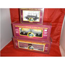 MTH PREMIER O GAUGE FREIGHT CARS