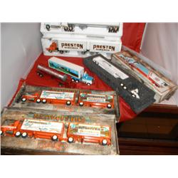 8 O AND S SCALE DIE CAST TRUCKS