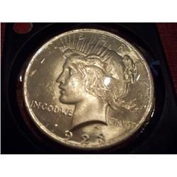 1923 Brilliant Uncirculated Silver Peace Dollar