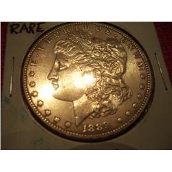 RARE 1889 Carson City Morgan Dollar  AU50