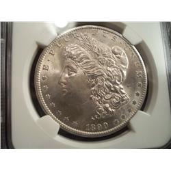 1890-O MS-63 Morgan Silver Dollar