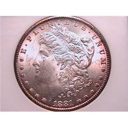 KEY DATE 1881-CC Morgan Dollar MS63 NGC