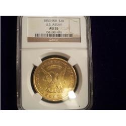 LIMITED ISSUE $20 California Gold AU-55