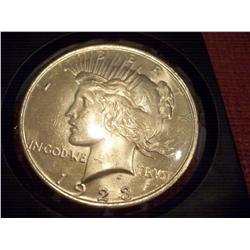 1923 Brilliant Uncirculated Silver Peace Dollar
