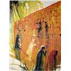 Image 1 : Salvadore Dali "Wailing Wall" Lithograph, Ltd. Edition Plate Signed & Numbered, 33"x23"