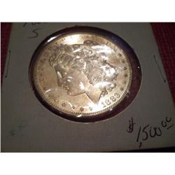1883-S Morgan Silver Dollar, AU++
