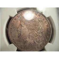 1880 NGC MS-63 Carson City Silver Dollar