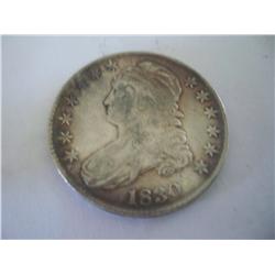 1830 Capped Bust Half Dollar, VG