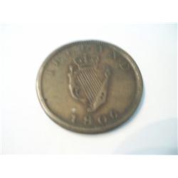 1806 Irish St Patrick Halfpenny APOS 432