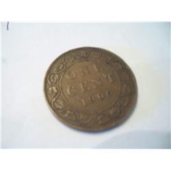 1906 Canada 1 Cent Coin