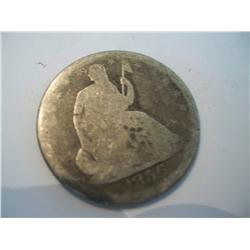 1856 Seated Liberty Silver Half Dollar