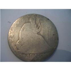 1853 Sitting Liberty Silver Half Dollar
