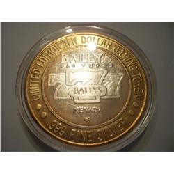 Bally's  .999 Fine Silver Ltd. Edition Token