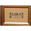 Image 1 : MISSISSIPPI ALABAMA RAILROAD COMPANY NOTE FRAMED GOLD G