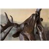Image 2 : Beautiful Bronze Sculpture Elk & Tree