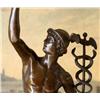 Image 2 : Magnificent Bronze Sculpture Mercury & Caduceus