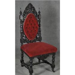 Victorian Walnut Side Chair