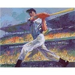 LeRoy NEIMAN Signed Joe DiMaggio Art Print
