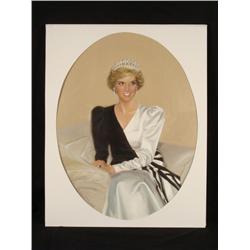 William Chambers Original Art Princess Diana Painting