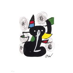 Joan Miro Ltd Ed Print from La Melodie Acide 1980 (2)