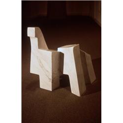 Robert Winslow Original Marble Sculpture Altered Plane