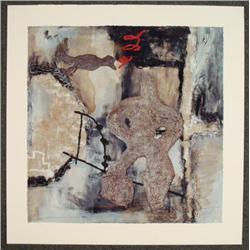 Zhou Brothers Giclee Abstract Art Print "Woman and Bird