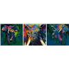 Image 1 : ELEPHANT TRIPTYCH Signed LE LeRoy Neiman Fine Art Print