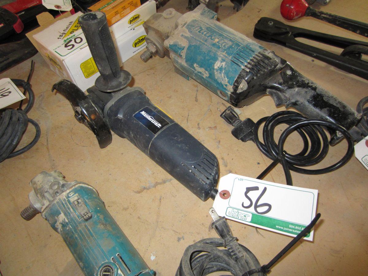 Mastercraft electric angle grinder