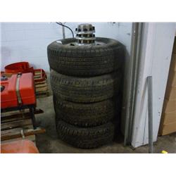 (4) Chev Michelin LT265/75R16 tires and rims