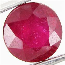 2.76ct Winsome Round Cut Red Ruby  (GEM-29522)