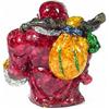 Image 2 : 550ct. Ruby & Topaz Chinese Happy Buddha Statue (GEM-4898)